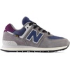 New Balance Kid’s 574 V1 Classic Lace-Up Sneaker (Big Kid)(Castlerock/Nb Navy)