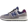 New Balance Kid’s 574 V1 Classic Lace-Up Sneaker (Big Kid)(Castlerock/Nb Navy)