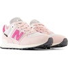 New Balance Kid’s 574 V1 Classic Lace-Up Sneaker (Big Kid)(Crystal Pink/Carnival Pink)