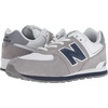 New Balance Kid’s 574 V1 Classic Lace-Up Sneaker (Big Kid)(Grey/Navy)