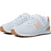 New Balance Kid’s 574 V1 Classic Lace-Up Sneaker (Big Kid)(Morning Fog/Pink Haze)