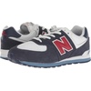 New Balance Kid’s 574 V1 Classic Lace-Up Sneaker (Big Kid)(Navy/Red)