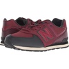 New Balance Kid’s 574 V1 Classic Lace-Up Sneaker (Big Kid)(Nb Burgundy/Black)