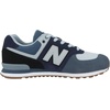 New Balance Kid’s 574 V1 Classic Lace-Up Sneaker (Big Kid)(Pigment/Black)