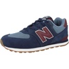 New Balance Kid’s 574 V1 Classic Lace-Up Sneaker (Big Kid)(Team Navy/Nb Burgundy)