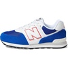 New Balance Kid’s 574 V1 Classic Lace-Up Sneaker (Big Kid)(Team Royal/White/True Red)