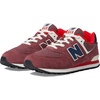New Balance Kid’s 574 V1 Classic Lace-Up Sneaker (Big Kid)(Washed Burgundy/Nb Navy)
