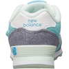 New Balance Kids’ 574 V1 Lace-Up Sneakers | Casual Shoes(Arctic Blue/Grey)