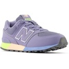 New Balance Kids’ 574 V1 Lace-Up Sneakers | Casual Shoes(Astral Purple/Clear Yellow)