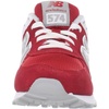 New Balance Kids’ 574 V1 Lace-Up Sneakers | Casual Shoes(Barbados Cherry)