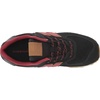 New Balance Kids’ 574 V1 Lace-Up Sneakers | Casual Shoes(Black/Earth Red)