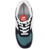 New Balance Kids’ 574 V1 Lace-Up Sneakers | Casual Shoes(Black/New Spruce)