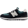 New Balance Kids’ 574 V1 Lace-Up Sneakers | Casual Shoes(Black/New Spruce)
