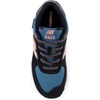 New Balance Kids’ 574 V1 Lace-Up Sneakers | Casual Shoes(Black/Omega Pink)