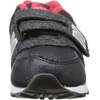 New Balance Kids’ 574 V1 Lace-Up Sneakers | Casual Shoes(Black/Red)