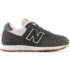 New Balance Kids’ 574 V1 Lace-Up Sneakers | Casual Shoes(Blacktop/Sea Salt)