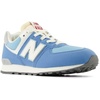 New Balance Kids’ 574 V1 Lace-Up Sneakers | Casual Shoes(Blue/White)