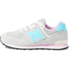 New Balance Kids’ 574 V1 Lace-Up Sneakers | Casual Shoes(Brighton Grey/Summer Aqua/Lilac Cloud)