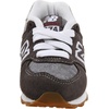 New Balance Kids’ 574 V1 Lace-Up Sneakers | Casual Shoes(Charcoal/Grey)