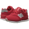 New Balance Kids’ 574 V1 Lace-Up Sneakers | Casual Shoes(Chinese Red/White)