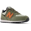 New Balance Kids’ 574 V1 Lace-Up Sneakers | Casual Shoes(Dark Olivine/Infield Clay)