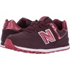 New Balance Kids’ 574 V1 Lace-Up Sneakers | Casual Shoes(Dark Pink/Red)