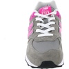 New Balance Kids’ 574 V1 Lace-Up Sneakers | Casual Shoes(Grey/Pink)