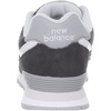 New Balance Kids’ 574 V1 Lace-Up Sneakers | Casual Shoes(Grey/Silver)
