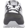 New Balance Kids’ 574 V1 Lace-Up Sneakers | Casual Shoes(Grey/Silver)