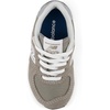 New Balance Kids’ 574 V1 Lace-Up Sneakers | Casual Shoes(Grey/White)