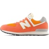 New Balance Kids’ 574 V1 Lace-Up Sneakers | Casual Shoes(Gulf Red/White)