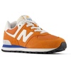 New Balance Kids’ 574 V1 Lace-Up Sneakers | Casual Shoes(Infield Clay/Sea Stone)
