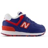 New Balance Kids’ 574 V1 Lace-Up Sneakers | Casual Shoes(Inkwell/White)