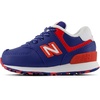 New Balance Kids’ 574 V1 Lace-Up Sneakers | Casual Shoes(Inkwell/White)