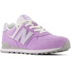 New Balance Kids’ 574 V1 Lace-Up Sneakers | Casual Shoes(Lilac Glo/Bright Lavender)
