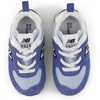 New Balance Kids’ 574 V1 Lace-Up Sneakers | Casual Shoes(Magic Blue/Oxford Blue)