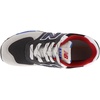 New Balance Kids’ 574 V1 Lace-Up Sneakers | Casual Shoes(Magnet/Serene Blue)