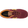 New Balance Kids’ 574 V1 Lace-Up Sneakers | Casual Shoes(Mercury Red/Gold Rush)