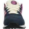 New Balance Kids’ 574 V1 Lace-Up Sneakers | Casual Shoes(Navy/Pink)