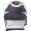 New Balance Kids’ 574 V1 Lace-Up Sneakers | Casual Shoes(Navy/Red)