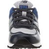 New Balance Kids’ 574 V1 Lace-Up Sneakers | Casual Shoes(Navy/Royal Blue)