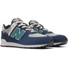 New Balance Kids’ 574 V1 Lace-Up Sneakers | Casual Shoes(Nb Navy/Slate Gray)
