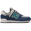New Balance Kids’ 574 V1 Lace-Up Sneakers | Casual Shoes(Nb Navy/Slate Gray)