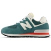 New Balance Kids’ 574 V1 Lace-Up Sneakers | Casual Shoes(New Spruce/Blast Red)