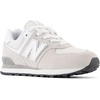 New Balance Kids’ 574 V1 Lace-Up Sneakers | Casual Shoes(Nimbus Cloud/White)