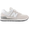 New Balance Kids’ 574 V1 Lace-Up Sneakers | Casual Shoes(Nimbus Cloud/White)