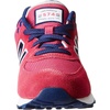 New Balance Kids’ 574 V1 Lace-Up Sneakers | Casual Shoes(Pink/Navy)