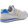 New Balance Kids’ 574 V1 Lace-Up Sneakers | Casual Shoes(Raincloud/Blue Bird)