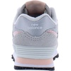 New Balance Kids’ 574 V1 Lace-Up Sneakers | Casual Shoes(Raincloud/Pink Haze)