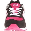 New Balance Kids’ 574 V1 Lace-Up Sneakers | Casual Shoes(Raven/pink)